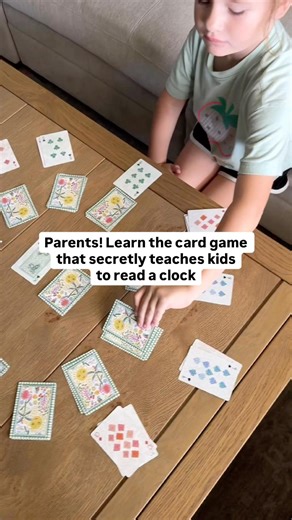 Parents: Teach the Clock with This Simple Card Game