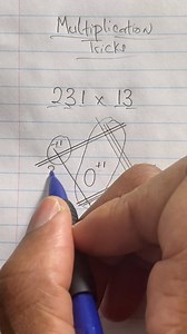 Do you know how to multiply numbers using lines? | Japanese line multiplication hacks #math #MULTIPLICATION 😏 | Professor_1o1