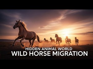Unveiling the Epic Journey of the Hidden Animal World: Wild Horse Migration