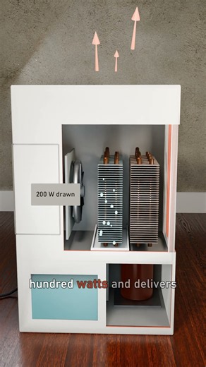 Your dehumidifier is warming the room, not cooling it