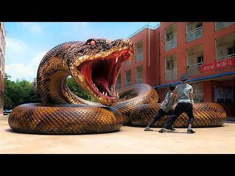 A Drug Enhanced Giant Snake Escaped Into A SchoolFull Of Girls And Nobody Was Ready | Boas