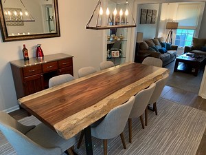 Live Edge Dining Table - Etsy