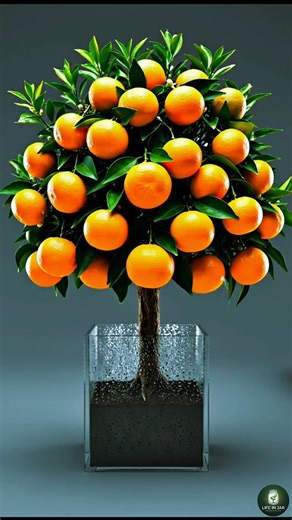 Secret Method to Grow Orange Tree from Branch! 🍊🌿 #shorts