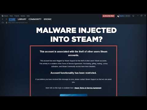They injected Malware into Steam
