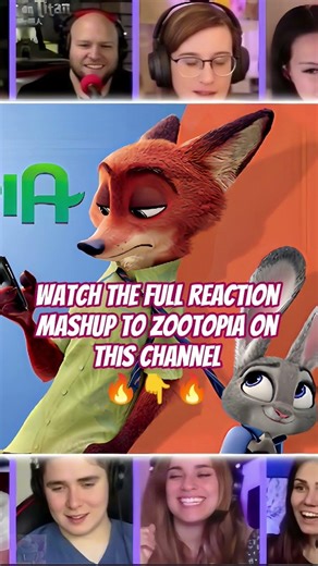 Reaction Mashup to Zootopia