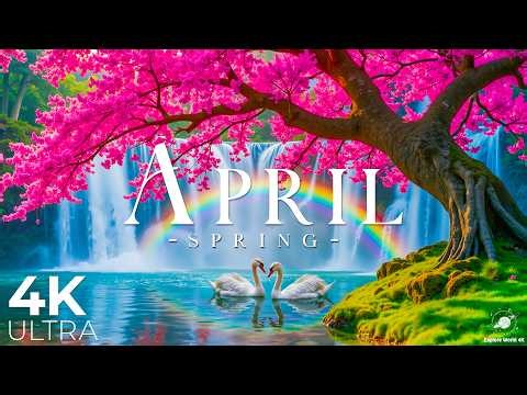 Spring Flowers 4K – April 2026 🌸 Cherry Blossoms, Colorful Petals & Soft Morning Glow