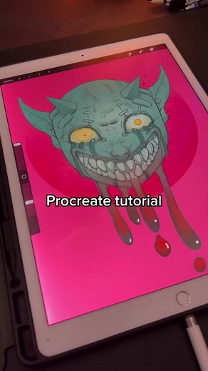 @procreate art turorial process video #arttutorial #digitalart #digitalillustration #illustration #art #coolart #procreate #ipadpro