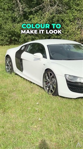 Would you paint match the sideblades? 🧐 #carshorts #audir8 #r8v10 #r8 #audination