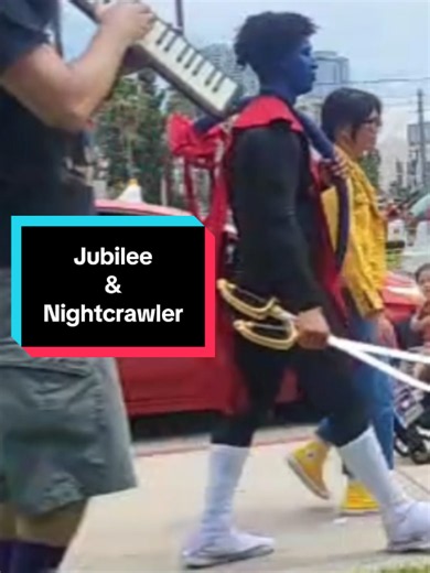 Nightcrawler and Jubilee Cosplay Photos from SDCC