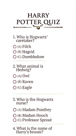 Harry Potter Movie Quiz — Ultimate Trivia Challenge