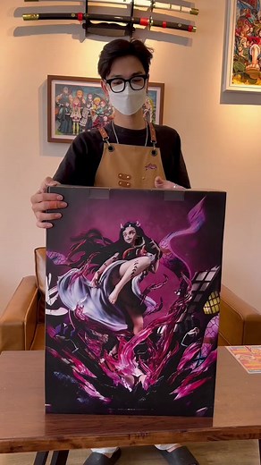 kamado Nezuko / Studio: YO YO 🤩❤️ Facebook: JINTAN Toys & JINTAN Toys ll 🇰🇭 #statue #anime #nezuko #jintantoys #cambodia