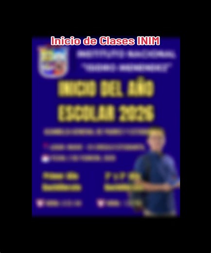 Inicio de Clases 2026 en INIM