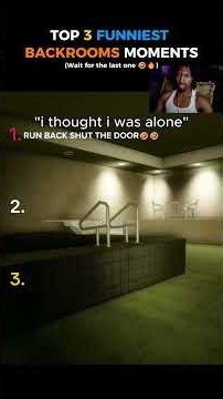 Top 3 Funniest Backrooms Moments⚠️(THERE IS ALWAYS A BIGGER FISH🥀😭) #funny #backrooms #shorts