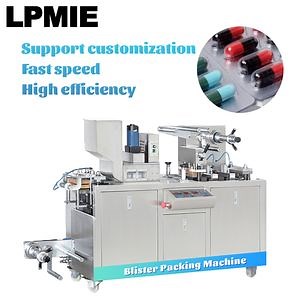 Automatic Pharmaceutical Medicine Pill Tablet Capsule Forming Packaging Flat Plate Alu-Alu Blister Packing Machine