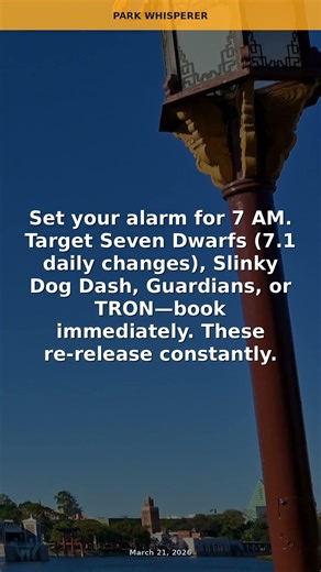 Disney World 7 AM Lightning Lane Strategy — All 52 Sold Out #Shorts