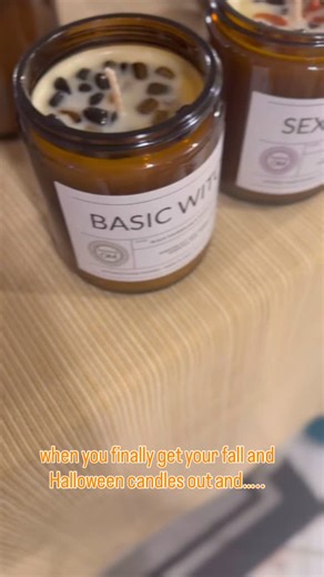 When you just finish your fall and halloween candles, and Mariah starts defrosting even more!!  Holiday collection is up, and they are already going fast! Candles are linked in reel, or  in bio for full shop! 慄 #candles #fallcandles #holidaycandles #seekingom #findyourjourneyfindyourself | Seeking OM | Facebook