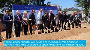 We are excited to announce the official groundbreaking of Prebys Cancer Center at Scripps Mercy Hospital San Diego. 🎉 The facility is named after the late Conrad Prebys in honor of the generous donation he made before he passed away. 💕 Prebys Cancer Center will have access to leading-edge cancer care technology and is expected to open in spring 2022. Learn more: www.scripps.org/6785f | Scripps Health