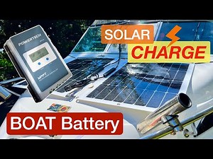 Solar Charging Boat Trolling Motor Battery