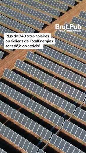 TotalEnergies, acteur majeur de la production d'électricité renouvelable en France. | Brut