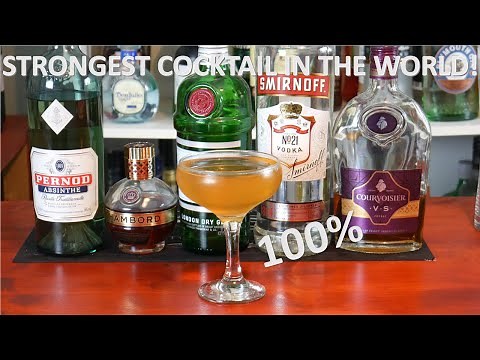 TRYING THE STRONGEST COCKTAIL IN THE WORLD! Aunt Roberta Cocktail