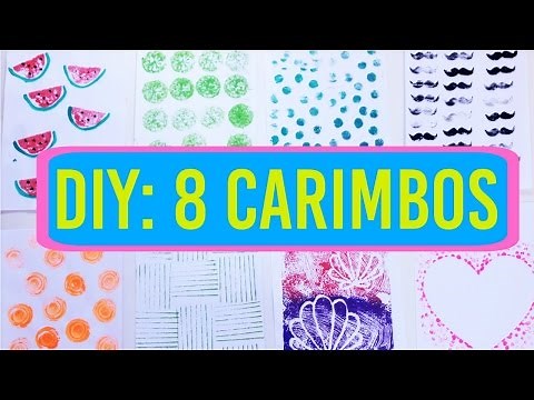 DIY: 8 CARIMBOS INCRIVELMENTE FÁCEIS DE FAZER EM CASA | VOLTA ÀS AULAS