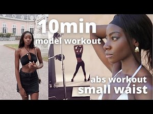 10 min Model ABS WORKOUT (SLIM WAIST & TONED STOMACH)