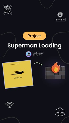 Stella • Coding • HTML • CSS • JAVASCRIPT on Instagram: "Superman Loading using HTML JS 🔥💣 Next Level Simple Cool Flying Pre Loader 🤯😱 💬 Comment “Super” for source code [for my followers] !! FOLLOW US TO LEARN CODING !! Follow for more @coding.stella 💙 Tags Your Friends 😉 Don’t forget Like ♥️ and share 💬 Save for future references 📖 If you found this content useful, please tap the ♥️ icon and give me a follow. I would greatly appreciate it. Also, if you have any feedback, questions or c