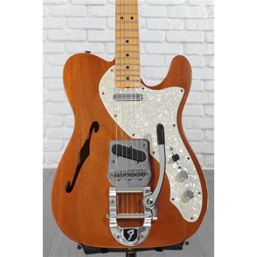 Fender Custom Shop '68 Telecaster Thinline Journeyman Relic Electric Guitar - Aged Natural