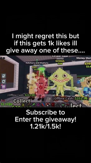 Must be subbed to enter! #roblox #gaming #smallyoutuber #shorts #like #subscribe #stealabrainrot