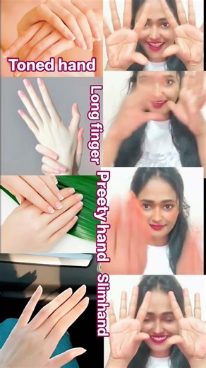 Slim hand finger ex👌!#fingerstyle #hand exercise #glowingskinyoga #cut finger!#shorts #ytviral