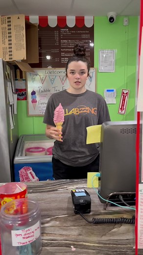 Got good helping hands at Georges Ice Cream! #foryou #icecream #georgesicecream #doleswirl