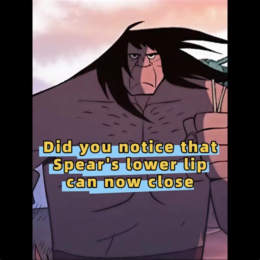 Did you notice that Spear's lower lip can now close？three signs that the black water is the key to his transformation back into a human. #usa #primal #primalseason3 #spear #fyp