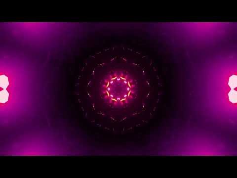 4K Screensaver – Purple & Yellow Neon Tunnel | Relaxing Futuristic Light 10 Hours