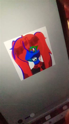 Miku but inverted color only