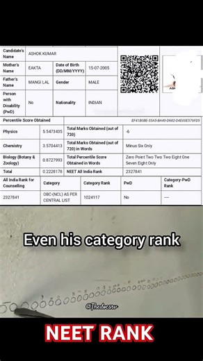 NEET RANK ‪@PhysicsWallah‬ ‪@PW-NEETWallah‬
