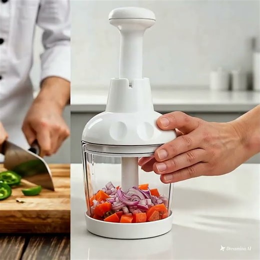 The #1 Handheld Food Chopper You Need For QUICK Vegetable Cutting