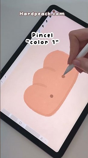 Dibuja en digital con Procreate paso a paso: Ilustración digital Kawaii | HardPeach 🍑
