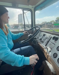 422K views · 9.2K reactions | Driving Mark Welte’s Ford Aeromax in a convoy. Wheels of Time truck show in Richland Center, WI - hosted by the S. WI chapter of the ATHS | Miss Flatbed Red | Facebook