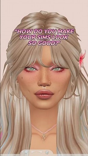 how i make my sims look good!😳 #thesims #sims4 #thesims4 #shorts