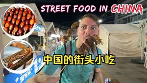 在中国吃昆虫 EATING CICADA AND LOCUST IN CHINA | NIGHT MARKET