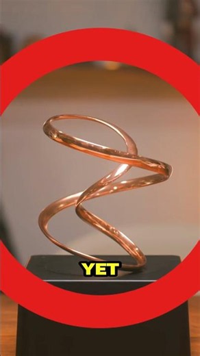 This sculpture looks alive yet your brain fails to follow its movement.