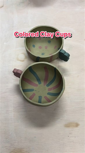 DIY Colored Clay Cups | Fun Handmade Pottery Tutorial