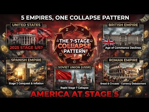 THE 250 YEAR DEATH SPIRAL: Why The American Empire Is Collapsing