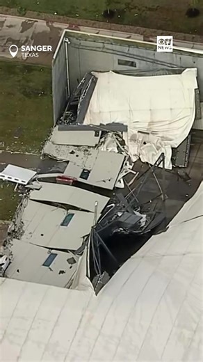 8.1K views · 52 reactions | Severe storms caused significant damage in Denton County on Sunday evening, including blowing off the roof of the Walmart Distribution Center in Sanger. https://www.cbsnews.com/texas/news/sanger-texas-rv-park-resident-death-severe-storms/?intcid=CNR-01-0623 | CBS News Texas | Facebook
