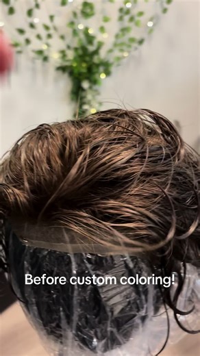 This client loves to get the most out of his unit! He rocks an undercut and leaves the hair longer for a while and then gets it cut shorter as time goes on🤗 Just goes to show how much versatility you can have wearing a hair system 💙! He wants to also go with a lighter color so we did a shadow root to blend with his natural color #hairlosssolutions #hairrestorationspecialist #hairlossremedy #scottsdalearizona #nonsurgicalhairreplacement #nonsurgicalhairsolution #newdo #customized