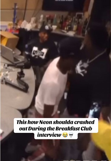 This how Neon shoulda crashed out During the Breakfast Club interview 😭💀 #neon #breakfastclub #fatboysse #fyp #viral