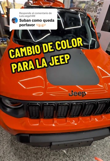 Cambio de Color para la Jeep Renegade