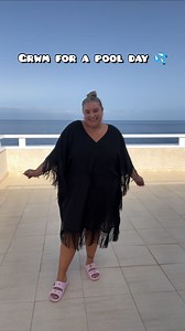 GRWM for a day by the pool ☀️💦 Bikini and cover up is from my @inthestyle collection ad Sandals are @crocs from @allsole pr Sunglasses are @fendi I used the @philip_kingsley swim cap to protect my hair from the pool 💦 #plussizefashion #plussizeholidayfashion #curvefashion #holidayoutfits #plussizestylewatch | Jess on the Plus-Size