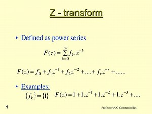 Z - transform - SlideServe