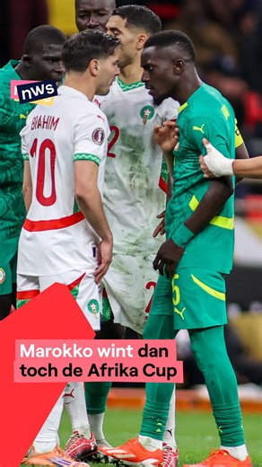 Marokko wint dan toch de Afrika Cup #afcon #marokko #senegal